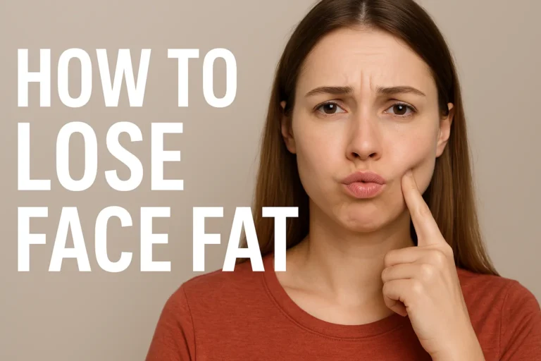 how to lose face fat