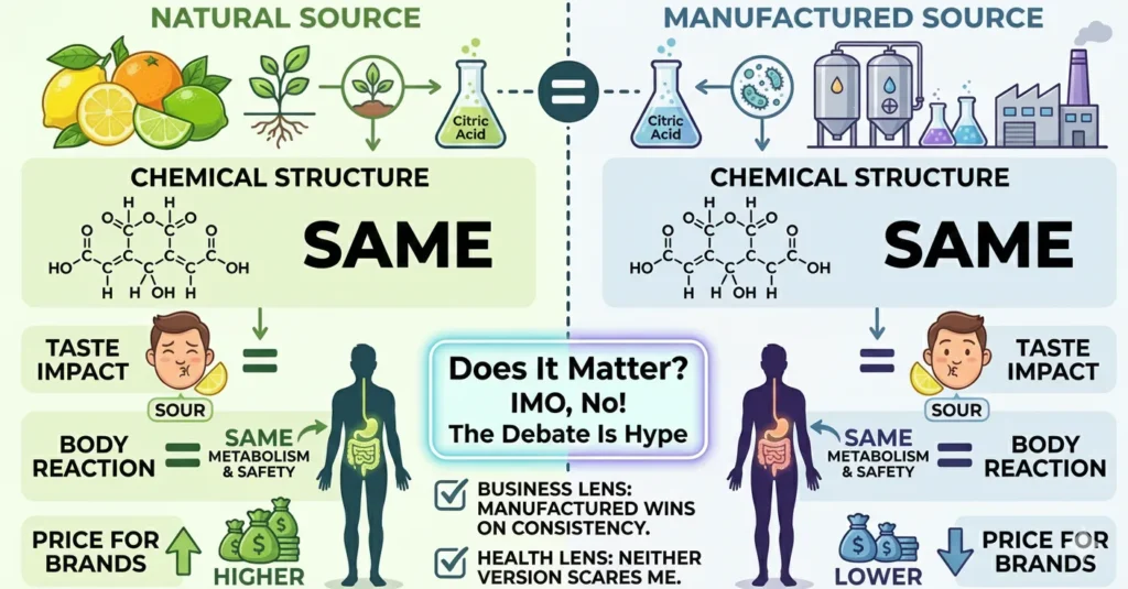 Natural vs Synthetic Citric Acid: Does It Matter?