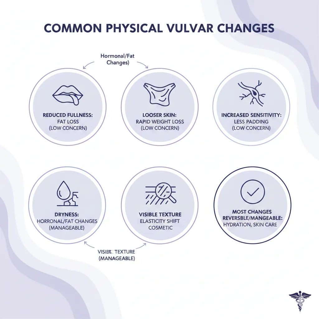 Common physical Vulvar changes