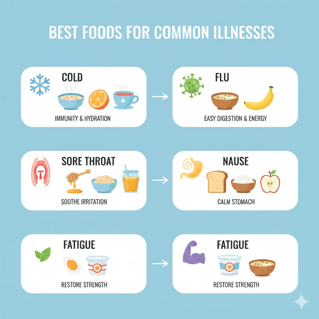 A Simple Sick-Day Food Table