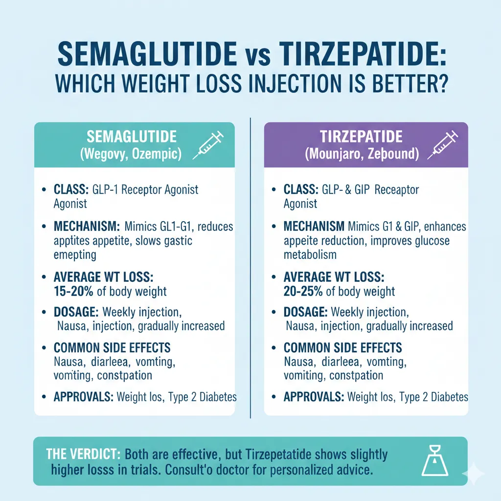 Semaglutide vs Tirzepatide: Which Is Better